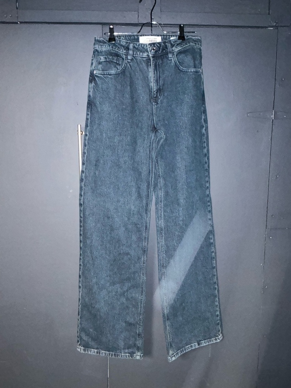 Dynamite Heidi High-Rise Straight Jeans - Dark Blue